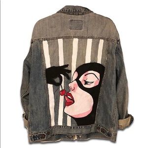 Painted Denim Jacket